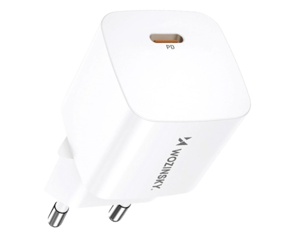 Ładowarka i akumulator Wozinsky Ładowarka sieciowa USB-C PD 20W biała CMWCS